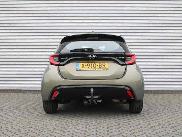 Mazda 2 Hybrid 1.5 Agile | Comfort pakket | Trekhaak | CarPlay | Camera | Stuur-/stoelverwarming | Cruise adapt. | 15" LM |
