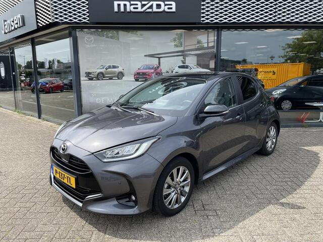 Mazda 2 Hybrid 1.5 Select , Automaat, Trekhaak, Panoramadak, Half Leder, HUD, PDC, Camera, Apple Carplay, Clima, Stoelverwarming, Stuurverwarming, Adap. Cruise