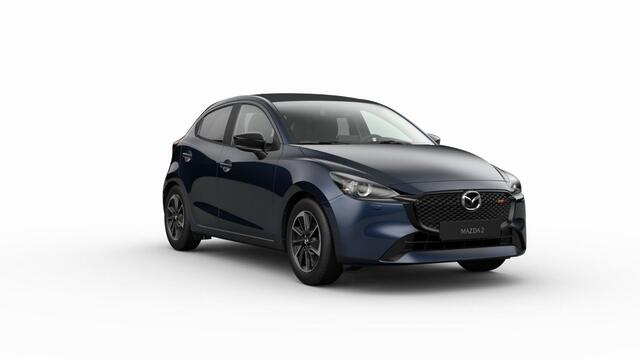 Mazda 2 Homura Aka | 8-inch LCD touchscreen kleurenscherm | Achteruitrijcamera | Automatisch dimmende binnenspiegel