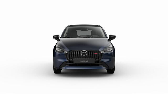 Mazda 2 Homura Aka | 8-inch LCD touchscreen kleurenscherm | Achteruitrijcamera | Automatisch dimmende binnenspiegel