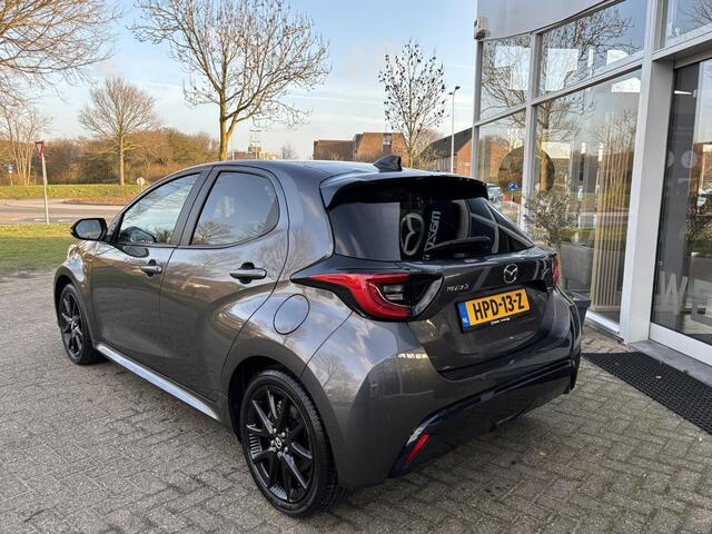Mazda 2 Hybrid 1.5 Homura Plus NL-Auto, Navigatie, Apple Carplay /Android auto, 17 inch LM Black, Cruise Controle Ad., Panorama dak, A.Rij-Camera, Keyless Entry/Start, Draadloos tel. laden
