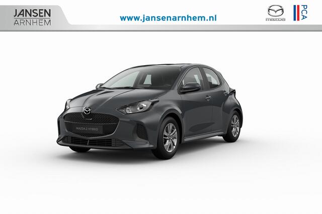 Mazda 2 Hybrid Prime-Line | 15-inch lichtmetalen velgen, Silver | Achteruitrijcamera | Automatisch dimmende binnenspiegel