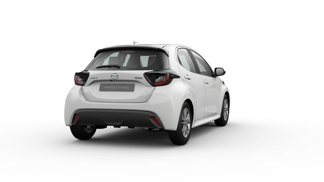 Mazda 2 Hybrid Prime-Line | 15-inch lichtmetalen velgen, Silver | Achteruitrijcamera | Automatisch dimmende binnenspiegel