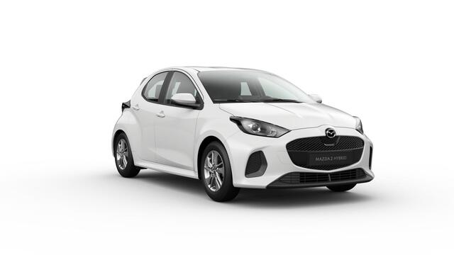 Mazda 2 Hybrid Prime-Line | 15-inch lichtmetalen velgen, Silver | Achteruitrijcamera | Automatisch dimmende binnenspiegel