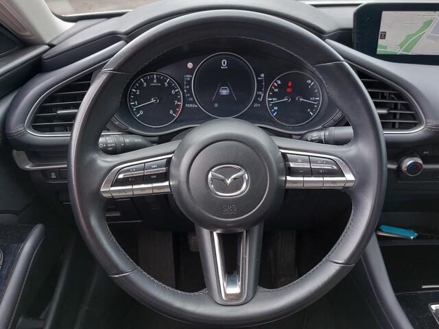 Mazda 3 2.0 e-SkyActiv-G M Hybrid 122pk | Origineel NL | Navi | Apple Carplay + Android Auto | Airco | Adap.Cruise | Led Koplampen | Pdc+Camera | Rijstrook+Licht+Regensensor | 16''lm