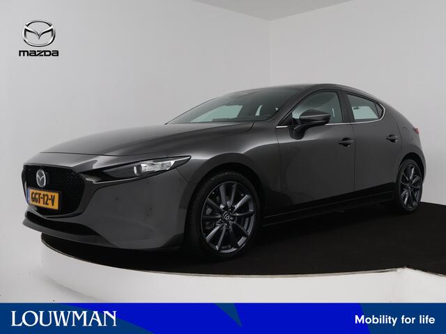 Mazda 3 2.0 e-SkyActiv-X M Hybrid 186 Exclusive-line automaat | BOSE | 360 camera | Trekhaak |