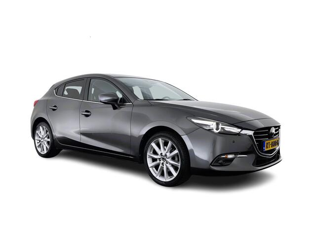 Mazda 3 2.0 SkyActiv-G 120 GT-M (INCL-BTW) *LUXURY-LEATHER | FULL-LED | ADAPTIVE-CRUISE | BLIND-SPOT | BOSE-SOUND | CAMERA | KEYLESS | DAB+ | HEATED-SPORTSEATS | NAVI-FULLMAP | HEAD-UP | PRIVACY-GLASS | LANE-ASSIST | 18''A