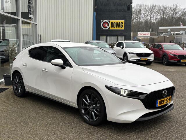 Mazda 3 2.5 e-SkyActiv-G M Hybrid 140 Exclusive-line NL- Auto, Navigatie, Apple Carplay /Android Auto, 360 Camera, Cruise Controle ad., Stoel verw., Stuur verw., Bose Audio