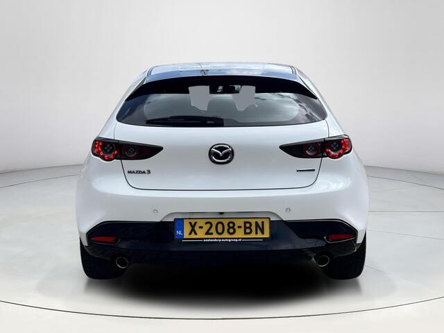 Mazda 3 2.0 e-SkyActiv-G M Hybrid 122 Luxury Apple Carplay / Android Auto | Navigatie | Adaptieve Cruise Control | 360 Camera | Stoel / Stuurverwarming | Dodehoek Assistentie | Lichtmetaal | LED-Verlichting |