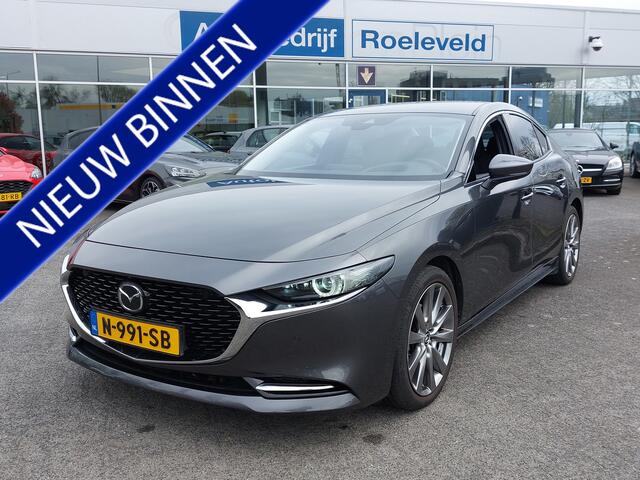 Mazda 3 2.0 e-SkyActiv-G M Hybrid 180pk Automaat Sportive | Navi | Apple Carplay+Android Auto | Adap.Cruise | Heap-Up | Keyless Entry | Pdc V+A+360 Camera | Dodehoek+Rijstrooksensor | 18''lm