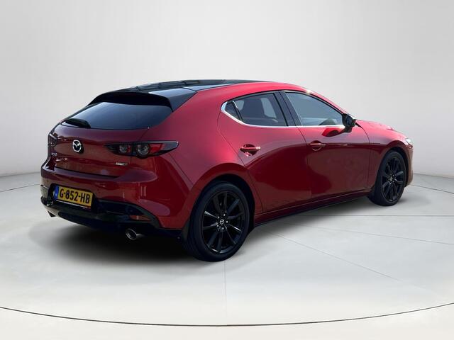 Mazda 3 2.0 e-SkyActiv-X M Hybrid 180 Luxury | Dealeronderhouden | Stoelgeheugen | Stoel en stuurverwarming | Climate Control | Achteruitrijcamera | Full adaptief led | Dodehoeksensoren | Bose |