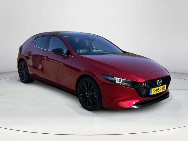 Mazda 3 2.0 e-SkyActiv-X M Hybrid 180 Luxury | Dealeronderhouden | Stoelgeheugen | Stoel en stuurverwarming | Climate Control | Achteruitrijcamera | Full adaptief led | Dodehoeksensoren | Bose |