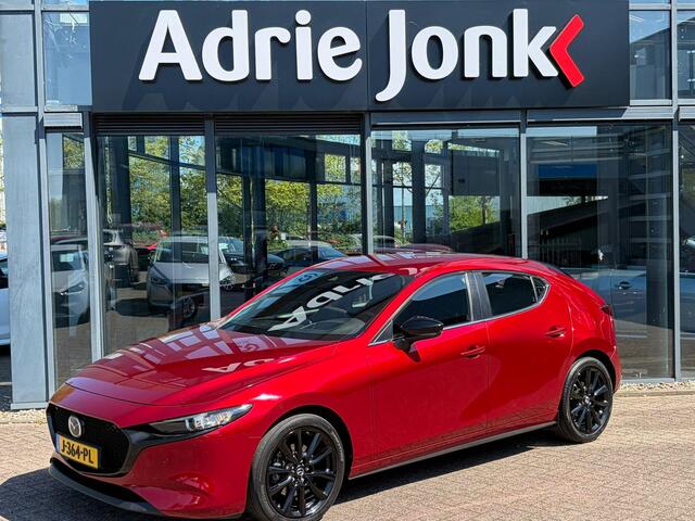 Mazda 3 2.0 e-SkyActiv-X M Hybrid 180 Comfort met Bose AUTOMAAT | LEDER | Bose Audio | A.CAMERA | HEAD-UP DISPLAY | APPLE CARPLAY/ANDROID AUTO | 18"LM VELGEN | NED.AUTO | DELAER ONDERHOUDEN |