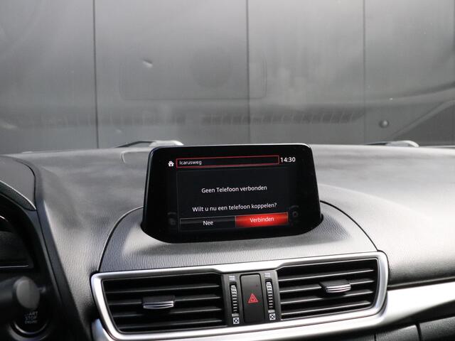 Mazda 3 2.0 SkyActiv-G 120 SkyLease+ | STOEL/STUURVERW. | HEAD-UP | CAMERA | NAVI | CRUISE |