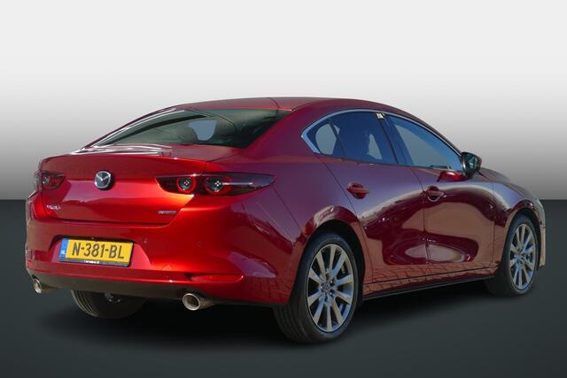 Mazda 3 2.0 e-SkyActiv-X M Hybrid 186 Luxury | TREKHAAK | LEER | BOSE | ADAPT. CRUISE | RIJKLAARPRIJS |
