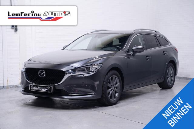 Mazda 6 Sportbreak 2.0 SkyActiv-G 165 Centre-Line HUD afneembare trekhaak stoelverwarming camera rondom PDC ECC Aplle-carplay ACC DAB led-verlichting private-glas 17"-inch lmv