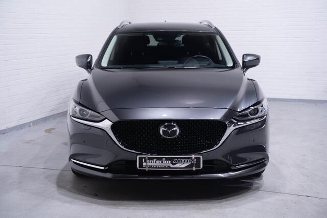Mazda 6 Sportbreak 2.0 SkyActiv-G 165 Centre-Line HUD afneembare trekhaak stoelverwarming camera rondom PDC ECC Aplle-carplay ACC DAB led-verlichting private-glas 17"-inch lmv