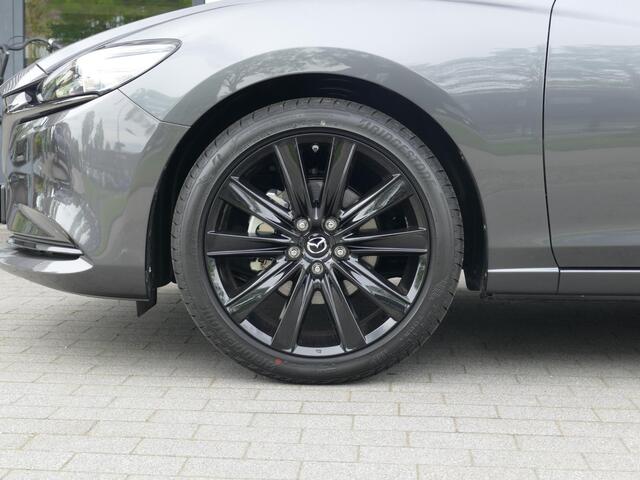 Mazda 6 Sportbreak 2.5 SkyActiv-G 194 Homura | AUTOMAAT | Rood Lederen Bekleding | Sunroof | Afneembare trekhaak| RIJKLAARPRIJS!