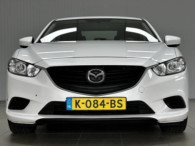 Mazda 6 2.5 SkyActiv-G 192 GT-M /1500KG Trekgewicht! /AUTOMAAT! /Camera /17"LMV /KEYLESS GO! /Airco /Cruise /Elek. pakket /Bluetooth /Multi. LEDER Stuur /Isofix /Armsteun.