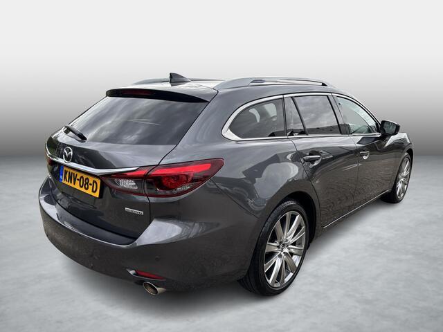 Mazda 6 Sportbreak 2.0 SkyActiv-G 165 Luxury , Automaat, Leder, Adap.Cruise, 360 Camera, Navi, Carplay, LMV 19 Inch, Stoelventilatie/verwarming, HUD