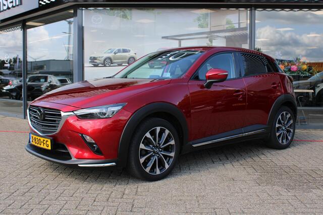 Mazda CX-3 2.0 SkyActiv-G 120 GT-M , Automaat, Trekhaak, Adap.Cruise, Bose, Half Leder, LMV 18 Inch, Camera, PDC, Stuur/Stoelverwarming