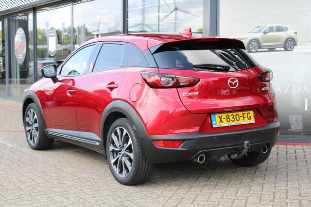 Mazda CX-3 2.0 SkyActiv-G 120 GT-M , Automaat, Trekhaak, Adap.Cruise, Bose, Half Leder, LMV 18 Inch, Camera, PDC, Stuur/Stoelverwarming