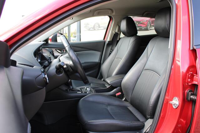 Mazda CX-3 2.0 SkyActiv-G 120 GT-M , Automaat, Trekhaak, Adap.Cruise, Bose, Half Leder, LMV 18 Inch, Camera, PDC, Stuur/Stoelverwarming