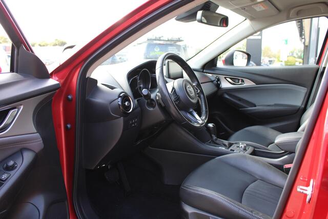 Mazda CX-3 2.0 SkyActiv-G 120 GT-M , Automaat, Trekhaak, Adap.Cruise, Bose, Half Leder, LMV 18 Inch, Camera, PDC, Stuur/Stoelverwarming