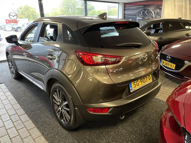 Mazda CX-3 2.0 SkyActiv-G 120 GT-M , trekhaak, LMV 18 Inch, Camera, PDC, LKA, Adap. Cruise, Apple Carplay, Stoelverwarming, Stuurverwarming, Clima, Navi, HUD, Bose, Armsteun