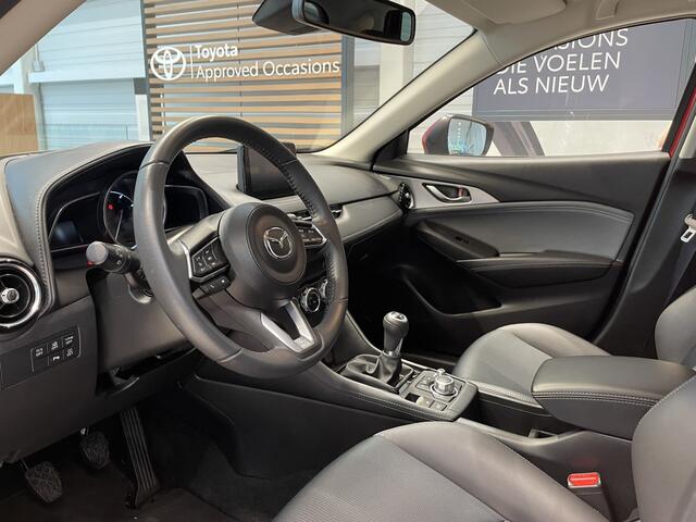 Mazda CX-3 2.0 SkyActiv-G 121 Luxury | Head up display | Fabrieksnavigatie | Parkeersensoren |
