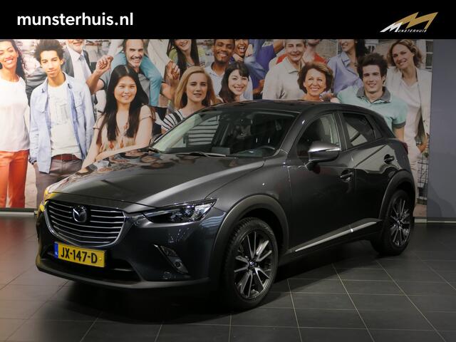 Mazda CX-3 2.0 SkyActiv-G 120 GT-M - Lederen bekleding - Head up display - Dode hoek - Stoelverwarming