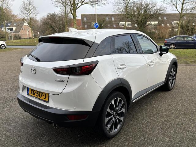 Mazda CX-3 2.0 SkyActiv-G 120 GT-M NL-Auto, Dealer Ondh, Leer, Navigatie, Stuurverw., Stoelverw, Cruise Controle Ad., Elect. bestuurders + geheugen, Head-up, Parkeer hulp, A-Rij-Camera