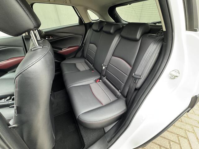 Mazda CX-3 2.0 SkyActiv-G 120 GT-M Trekhaak (trekgewicht 1200KG) / All season banden / Stoelverwarming / 100% onderhouden / Head-up display / Lederen bekleding / Adaptieve cruise control / Navigatie