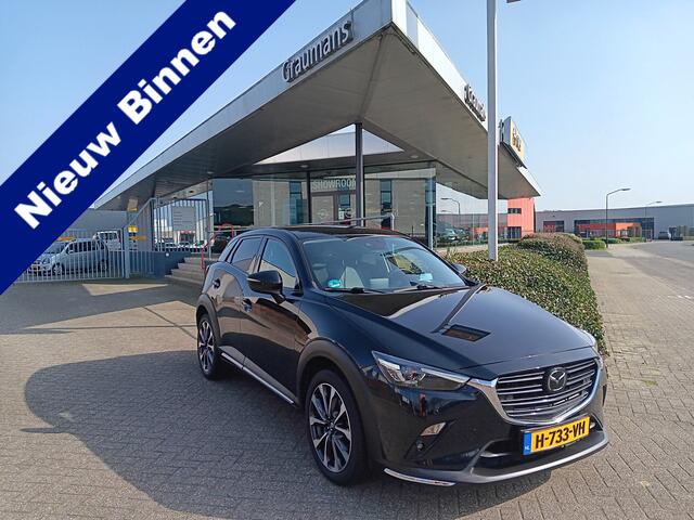 Mazda CX-3 2.0 SkyActiv-G 120 GT-M AUTOMAAT, LED, 18" LMV, CAMERA, PDC, HUD, etc. incl. 12 MND BOVAGGARANTIE