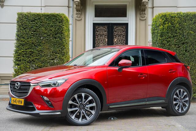 Mazda CX-3 2.0 SkyActiv-G 120 Luxury TREKHAAK | HUD | CAMERA | KEYLESS | DODEHOEK | LEDER