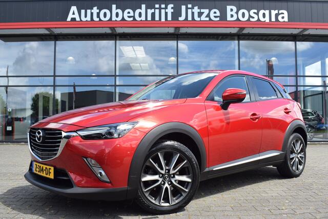 Mazda CX-3 2.0 SkyActiv-G GT-M LED | Zwart Leder | Full Map Navi | Keyless | Camera | 18 Inch LMV
