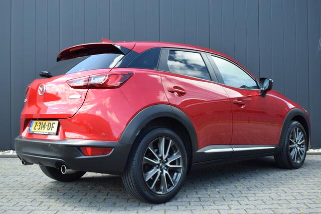 Mazda CX-3 2.0 SkyActiv-G GT-M LED | Zwart Leder | Full Map Navi | Keyless | Camera | 18 Inch LMV