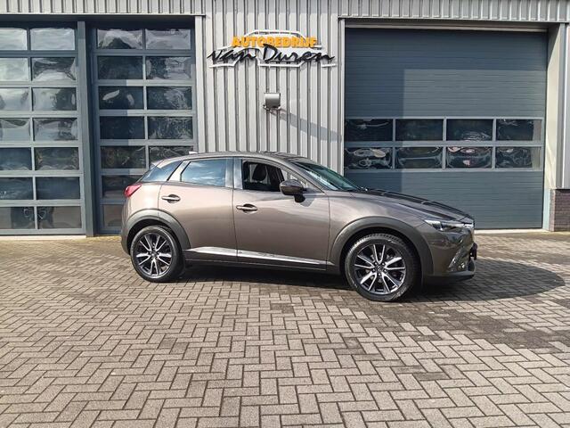 Mazda CX-3 SkyActiv-G 120PK. GTM navi clima/cruise leder trekhaak.Autom AUR Camera PDC