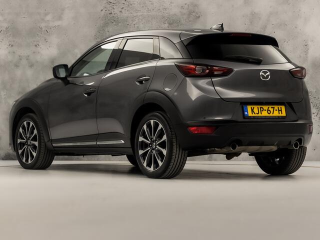 Mazda CX-3 2.0 SkyActiv-G 120 GT-M Automaat (NAVIGATIE, CLIMATE, CAMERA, LEDER, STOELVERWARMING, KEYLESS, SPORTSTOELEN, GETINT GLAS, CRUISE, NIEUWSTAAT)