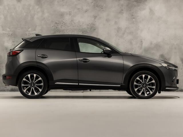 Mazda CX-3 2.0 SkyActiv-G 120 GT-M Automaat (NAVIGATIE, CLIMATE, CAMERA, LEDER, STOELVERWARMING, KEYLESS, SPORTSTOELEN, GETINT GLAS, CRUISE, NIEUWSTAAT)