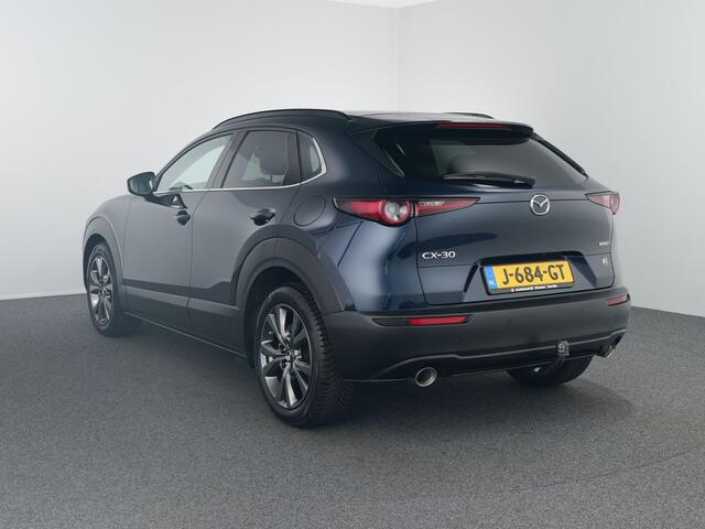 Mazda CX-30 2.0 e-SkyActiv-X M Hybrid Luxury | Trekhaak | 180pk | Bose audio | Camera | Leer | HUD |