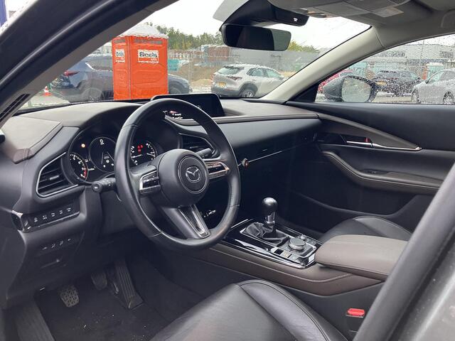 Mazda CX-30 2.0 e-SkyActiv-X 186 M Hybrid Luxury , Schuif/Kanteldak, Leder, 360 Camera, Navi, Bose, Adap.Cruise, Stoel/Stuurverwarming, Apple Carplay, Android Auto, Clima, LMV 18 Inch, HUD, LKA, PDC