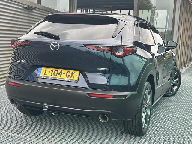 Mazda CX-30 2.0 e-SkyActiv-X M Hybrid Luxury / Afneembare Trekhaak / Open dak / Elek. verstelbare bestuurdersstoel / Stoel + stuurverwarming / Head-up display / Leder / Carplay, Android Auto / Bose audio / Volledig dealer onderhouden /