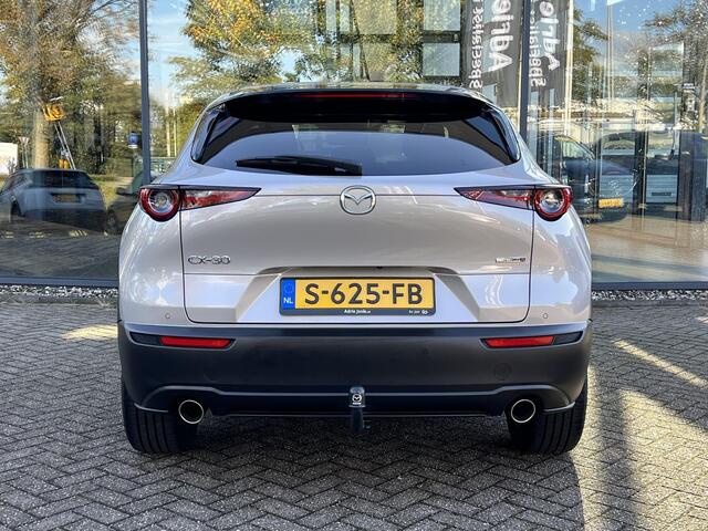 Mazda CX-30 2.0 e-SkyActiv-X M Hybrid Luxury AUTOMAAT | TREKHAAK | DODEHOEKDETECTIE | STOEL- EN STUURVERWARMING | ELEKTR.BESTUURDERSSTOEL | BOSE | ACHTERUITRIJCAMERA | PARKEERSENSOREN V+A |