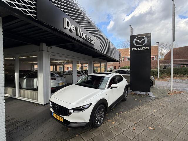 Mazda CX-30 2.0 SkyActiv-X 100th Anniversary Automaat | trekhaak | open dak | 360 camera | Bose audio Ned. auto | Dealer onderhouden