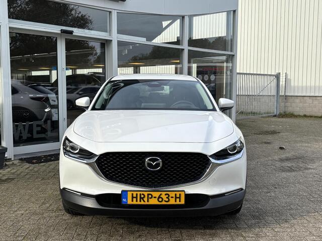 Mazda CX-30 2.5 e-SkyActiv-G M Hybrid Prime-line Navigatie, Apple Carplay / Android Auto, A.Rij-Camera, Cruise Controle Add, Airco, Middenarmsteun, Lichtmetaal.