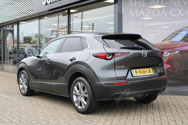Mazda CX-30 2.0 e-SkyActiv-G M Hybrid Comfort , Automaat, Navi, 360 Camera, Clima, Adap.Cruise, Bose, Stoel/Stuurverwarming, LMV 18 Inch, Apple Carplay, Android Auto, PDC, LKA, BSM