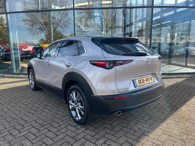Mazda CX-30 2.5 e-SkyActiv-G M Hybrid Takumi | AUTOMAAT |LEDER | Bose AUDIO | 360 CAMERA | EL.A.KLEP | Bijna NIEUWE AUTO | ¤ 8.500,- voordeel!!!