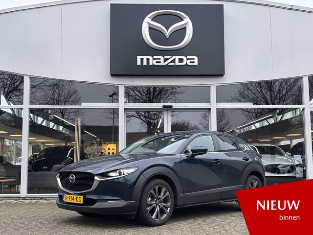 Mazda CX-30 2.0 e-SkyActiv-X M Hybrid Luxury NL-Auto, Dealer Ondh. 1e Eig., Automaat, Trekhaak, Leer, Navigatie, Apple Carplay/ Android Auto, Bose, Stoel verw, Elect. A-klep