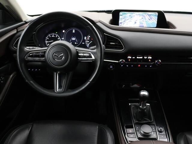 Mazda CX-30 2.0 e-SkyActiv-X M 180 PK HYBRID LUXURY + BOSE | TREKHAAK | LEDER | ADAPTIVE CRUISE | CAMERA